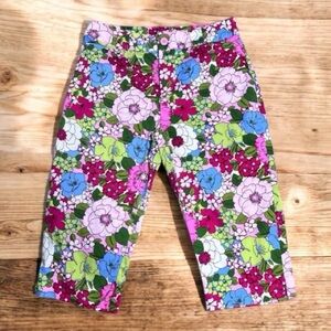 Floral Capri Pants size 12 Petite